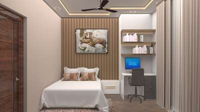 study room design
#luver #painting #StudyRoom #studytable #BedroomDecor #CelingLights #panellight