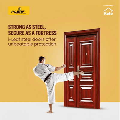 "unbeatable protection, high security "

 #Steeldoor  #SteelWindows #Steeldoor #ileafbrand #ileafdoors