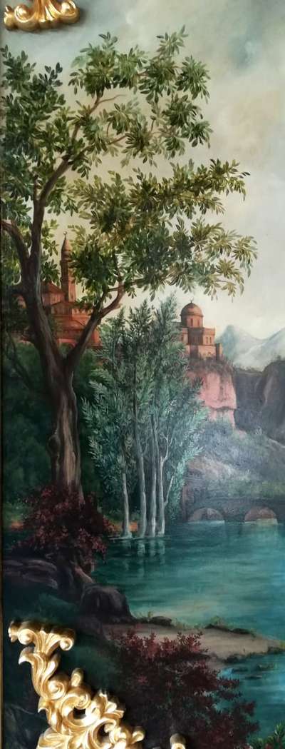 #Trompe l'oil
painting. #
1Sqft= 2000.00 # #