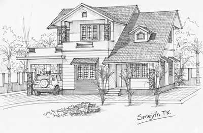 1300 Sqft 3 BHK House just 5 cent Land. തിരുവനന്തപുരത്തുള്ള ഒരു സുഹൃത്തിനു വേണ്ടി ഡിസൈൻ ചെയ്ത വീട്