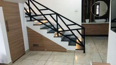 MS powder coated handrail