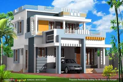 completed villa at kongad