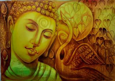 Lord Buddha Handmade Painting.....
Purchase to Contact Us- J.Thakur
PH. No:- 9312389419
 #homedecorproducts  #oilpainting #viralposts  #artwork #artistsupport #artindia