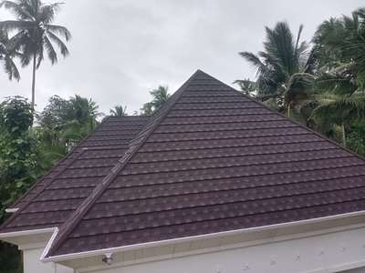 Stone coated metal roof tiles #MixedRoofHouse  #SlopingRoofHouse #MetalSheetRoofing #roofing