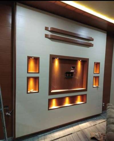 pvc fall ceiling and TV panel  #PVCFalseCeiling   #InteriorDesigner