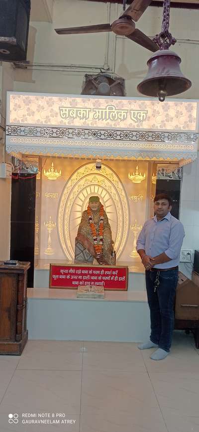 ## Customized Backlight Corian Mandir##9711785151##