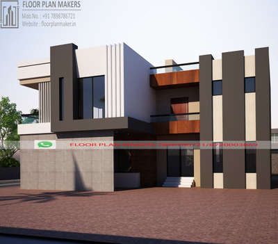 40 foot elevation design by floor plan makers 
www.floorplanmaker.in 
+917898786721 
#ElevationDesign 
 #facadedesign 
 #frontElevation 
 #Architect 
 #CivilEngineer