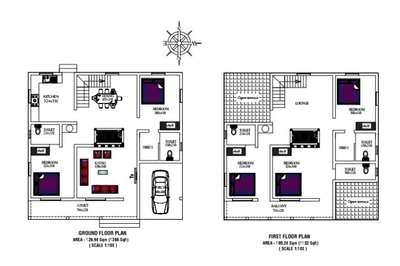 2500 sqft Building Plan