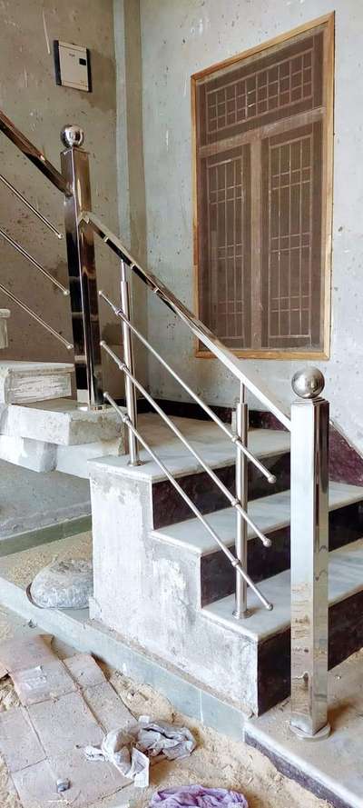 Steel railing  work  #fabrication