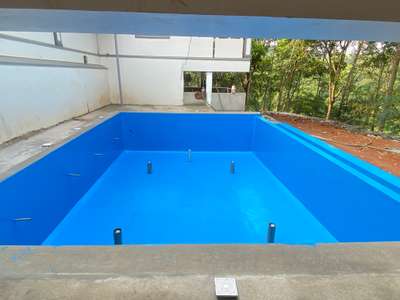 Swimming pool waterproofing # waterproofing  #constructioncompany #CivilEngineer  #Contractor #resort@wayanad