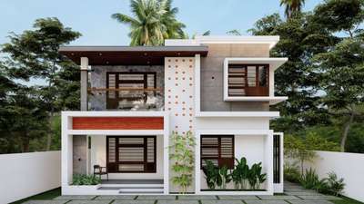 #koloviral #3BHKPlans#elevations #modernelevation #ContemporaryDesigns #keralahomeplans #keralastyle #KeralaStyleHouse #Minimalistic #architecturedesigns #Architect