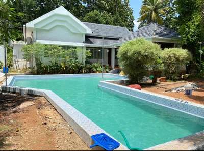 Another project in finishing stage (water filling under progress) at Kakkanad, Ernakulam  #swimmingpool  #swimmingpoolcontractor  #swimmingpoolconstructionconpany