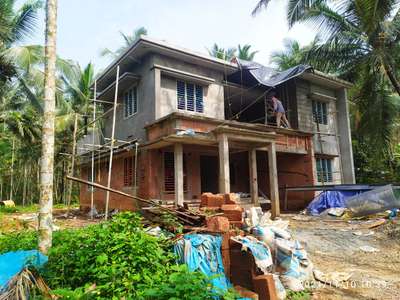 plastering work at Koorachund site