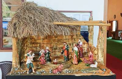 Crib set work in Piravam church,  Piravam.  #crib  #cribdesign  #baby  #jesus  #Ernakulam  #piravam  #church