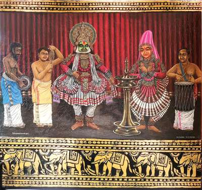 Kathakali Acrylic on wall  Navaneetham samanwaya Nagar Pirappancode, Thiruvananthapuram 

https://tatvamasimurals.art/