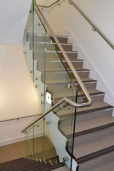 #Glass #Staircase  #Railings