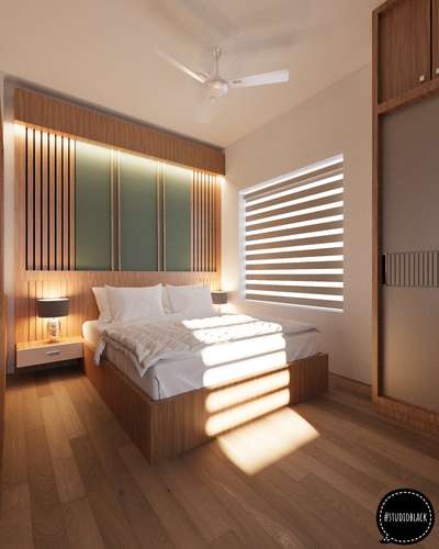 "Interior for Bed space of Studio Apartment @ Edappally by team Studio Black.."  #InteriorDesigner #BedroomDecor #apartmentdesign  #BedroomDesigns #studioapartment #architecturedesigns