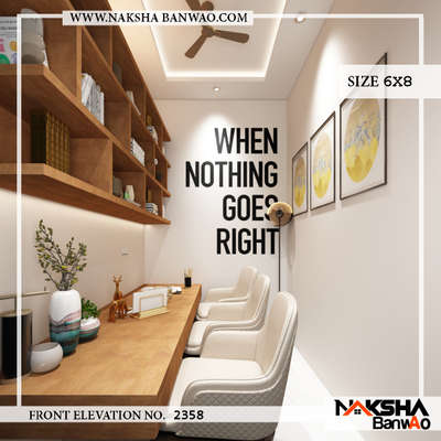 Designing your dream home? Let us help you bring all the elements of comfort and style together.

📧 nakshabanwaoindia@gmail.com
📞+91-9549494050
📐Room Size: 6*8

 #nakshabanwao #studyroom #studytabledesignforbedroom #studyroomdesign #studyroomdecor #interiordesign #interiordesigner #interiordesignideas #interiordesigning #interiordesignlovers #interiordesignerslife