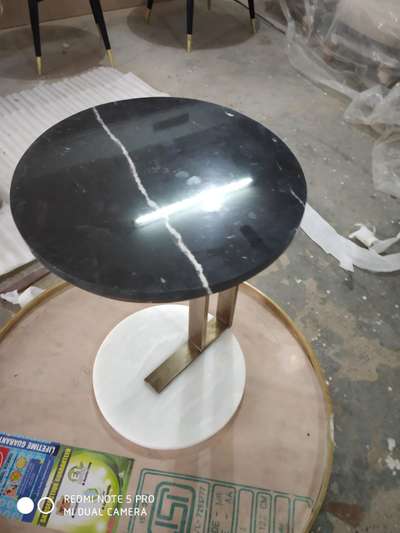 table with marble top