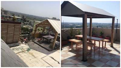 #Rooftop#Pargola
#InteriorDesigner 
#wooden#Pargola