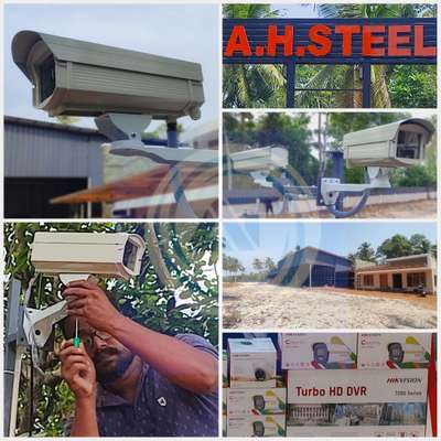 Color Vu Series Built-in Mic 8CH Surveillance System installation @ AH Steel, Mangaram, Elippakulam.