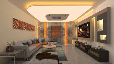 Living Area design By Exceller infotech