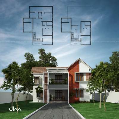 #exterior_Work #ElevationDesign #2storyhouse #3D_ELEVATION