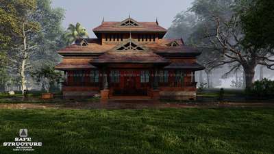 SUBIN G SPURGEON
+91628269393 #KeralaStyleHouse  #trendingdesign  #TraditionalHouse   #keralaplanners #Nalukettu  #nalukettveddu