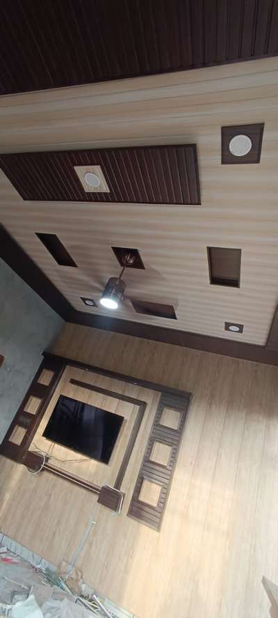 pvc false ceiling
with tv panal  #PVCFalseCeiling #pvcdesign