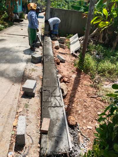compound wall work at Aluva