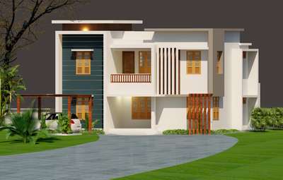 4 ബെഡ്‌റൂമോട് കൂടിയ 1850 sqft ലുള്ള ഒരു വീട്