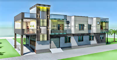 4BHK House Floor Plan Laxury Model