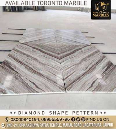 Available Toronto Marble with Diamond Shape Pettern. One of the Best and Affordable Marble for flooring. 

DM FOR PRICING AND MORE DETAILS 
#torontomarble #flooringmarble 

• M A N G A L  B H A V A N  M A R B L E S •

VISIT AT MANGAL BHAVAN MARBLES for Best Marble And Granite for Your Dream Home.

📍Central Spine, Opp.Akshaya Patra Temple, Mahal Road, Jagatpura, Jaipur. 302017

#mangalbhavanmarbles #vishvaskhubsurtika
MARBLE - GRANITE - HANDICRAFTS 

DM or Call for Any Inquiry
📞 +91-89-5555-9796 
📩 mangalbhavanmarbles@gmail.com
🌎 www.mangalbhavanmarbles.com

.
.
.
.
.
.
.
.
.
.
.
.
.
.
.
.
.
.
.
.
#whitemarble #dungrimarble #kitchendesign #kitchentop #stairsdesign #jaipur #jaipurconstruction #pinkcityjaipur #bestgranite #homeflooring #bestmarbleforflooring #makranamarble #marbleinhariyana #marbleinpunjab #graniteinpunjab #marblewholesaler #makranawhite #indianmarble #floortiles #homedecor #marblecity #instagramreels #architecturedesign #homeinterior #floorarchitecture 
@mangal_bhavan_marbles