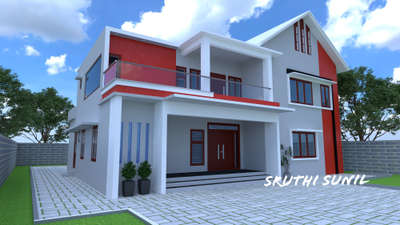 3D DESIGNING   #ElevationDesign  #3dmodeling  #moderndesign  #ContemporaryHouse  #sketchupmodeling