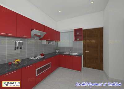 KitchenInterior @ Seashell Apartment Kozhikode