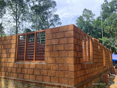 Laterite exposed work @ Kottayam Karukachal.