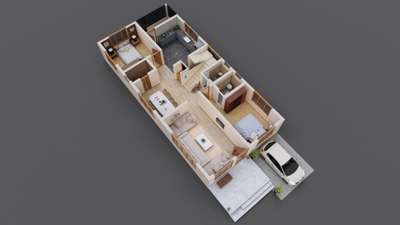 #3d #3Dfloorplans #SmallHouse