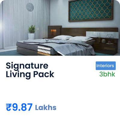 Signature 3BHK Living Solution By Silent Valley Interiors