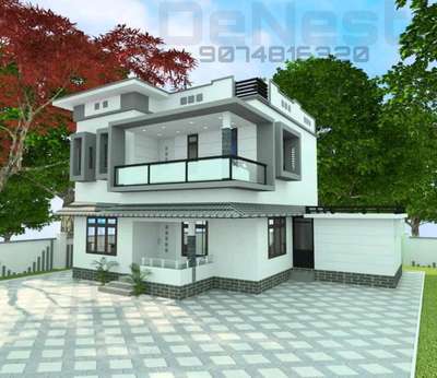 #homerenovation #Malappuram #KeralaStyleHouse #ContemporaryHouse #simple #9074816320 എക്സ്റ്റീരിയർ ഡിസൈനുകൾ ആവിശ്യമായുള്ളവർ വിളിക്കു 9074816320 morning, evening, night views+Top areal view 3500/-