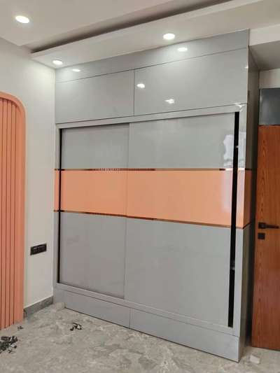 Sliding door almirah  #BedroomDecor  #almirahdesign