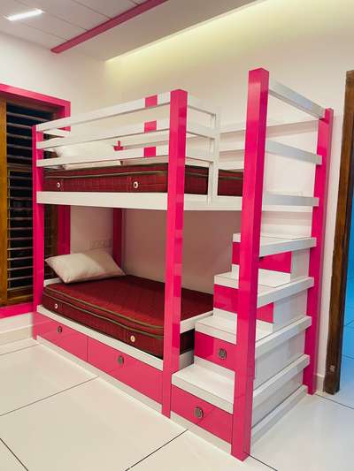 #kids bed #pink  #BedroomDecor