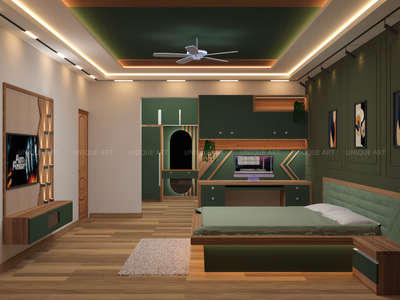 #modern bedroom design 3D #contact us for your home interior design requirements...