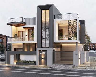Elevation at Indore M.P #Architect #InteriorDesigner #architecturedesigns