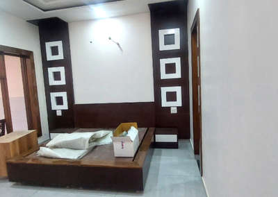 bedroom back design bed #