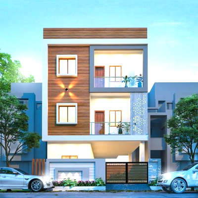 Residential Floor planning Front Elevation Design #frontElevation