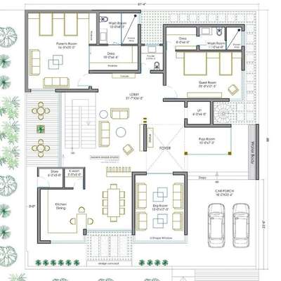 ₹1 स्क्वायर फीट में फ्लोर प्लान बनवाए 9977999020  #2d #2dplanning #FloorPlans  #planning