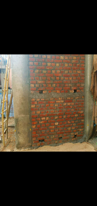 Brick Work and curing shuttering in Progress | Civil Construction Work | Pathak Builds Home #noida #gaziabad #delhi #Contractor