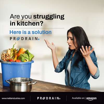 kitchen struggles? Meet your solution : prodrain plus waste disposer. say goodbye to the hassle and hello to convenience. #wasteManagement #prodrainplus #foodwaste_management