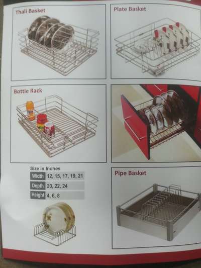 #kichan acessried #steel product basket  available