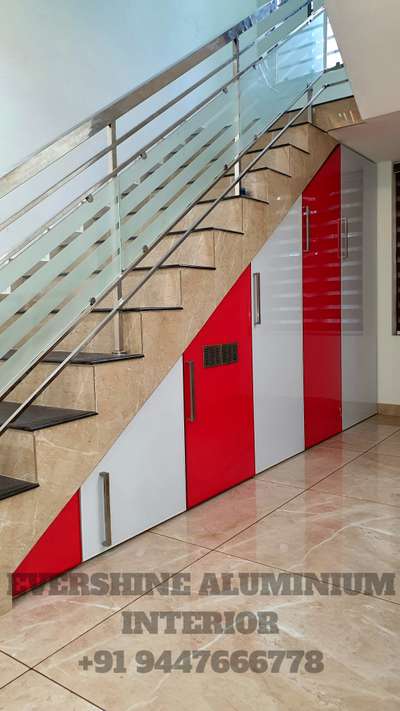evershine aluminium budget friendly 
site: mavelikkara #ModularKitchen #StaircaseDecors #showcasedesign